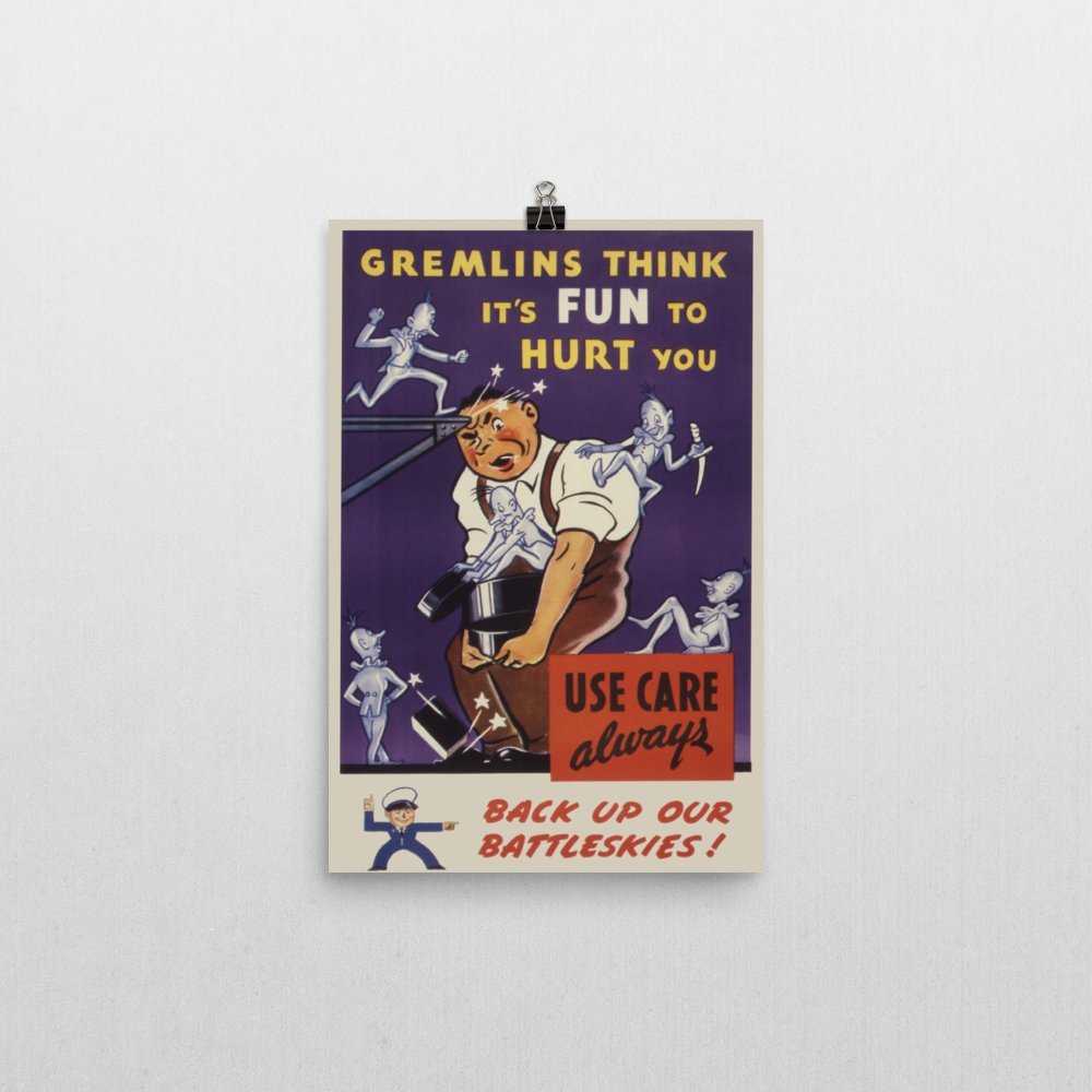 Amazon.com: Vintage Poster - Workplace Safety 0544 - Premium